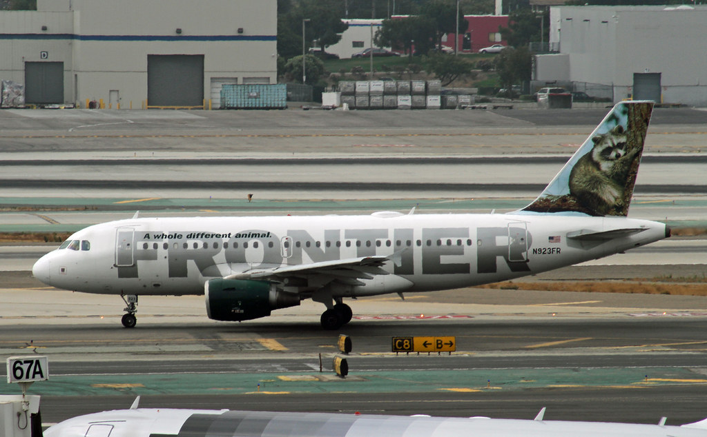 FrontierAirlines, Airbus A319, Raccoon N923FR | Airbus A319 … | Flickr