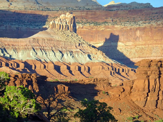 Capitol Reef vista from Sunset Point, giving new meaning to a 5 o'clock shadow