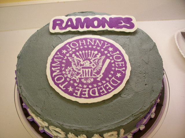 Ramones cake