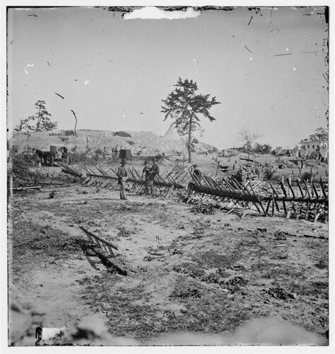 Atlanta, Georgia. Confederate fortifications (Shown is George N. Barnard, photographer and his dark room) (LOC) | by The Library of Congress