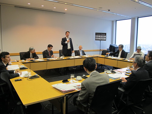 A round table event at Academy Hills in Roppongi
