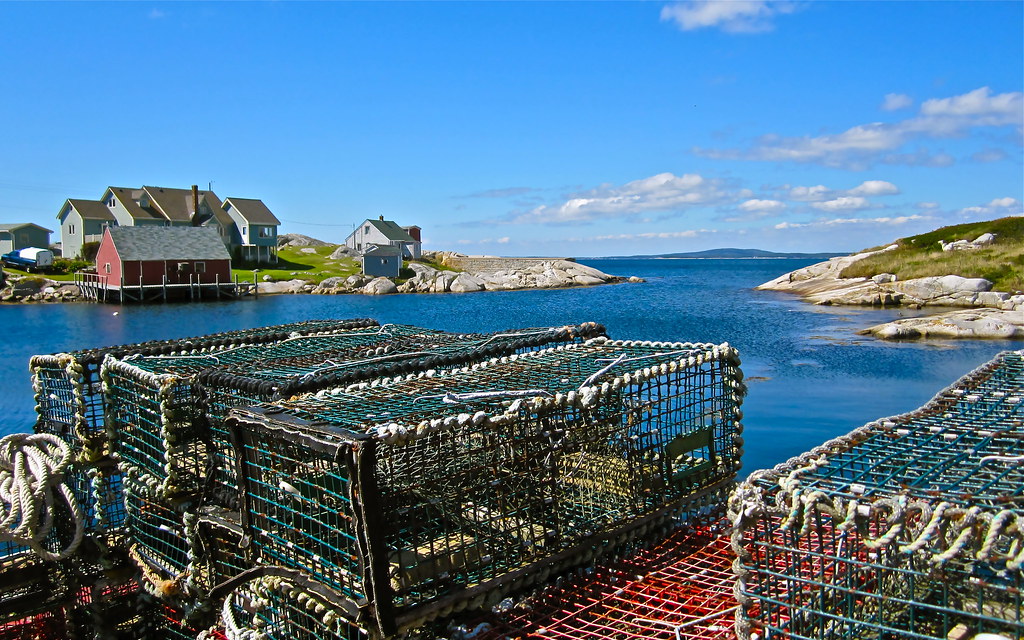 Peggy's Cove lobster traps