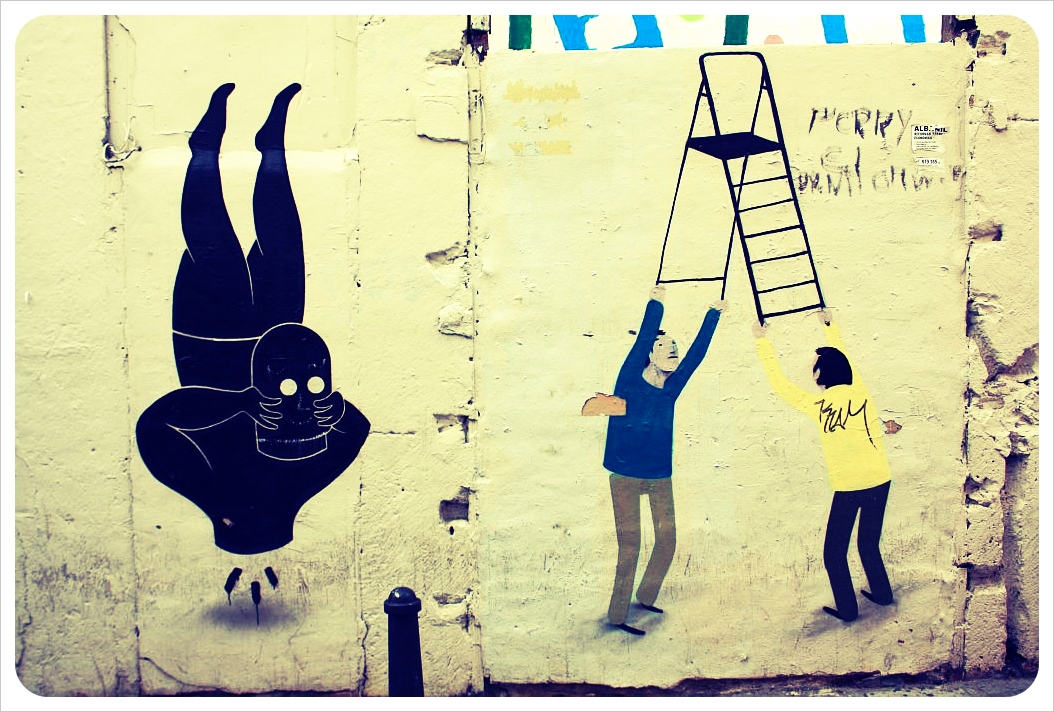 valencia street art wall