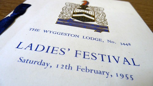 Ladies' Festival 1955 | by Wyggeston Lodge, No. 3448
