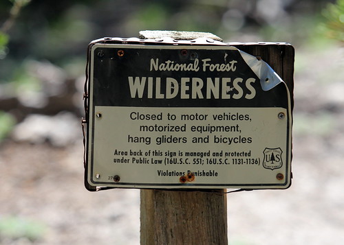 USFS Wilderness Sign | by Jason Crotty