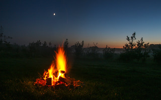 Pembroke Campfire Sunset