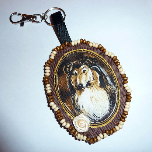 Bag Charm, rough collie | by Bags of Swank