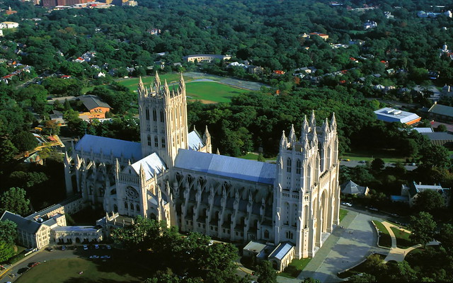 Washington DC, USA - National Cathedral Assessing 'Significant Damage' after the Earthquake (23-24/08/2011).
