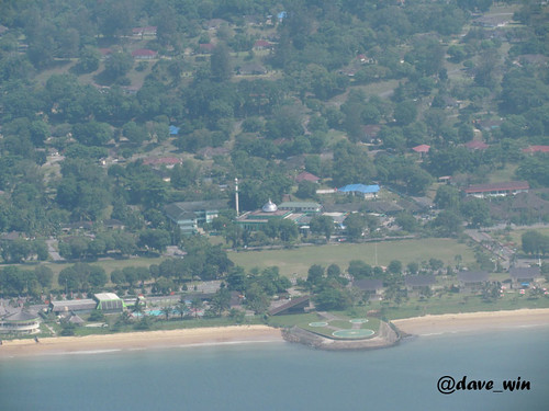 indonesia view aerial east borneo merdeka timur kalimantan balikpapan lapangan kaltim