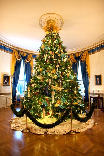 The Official White House Christmas Tree stands in the Blue… | Flickr