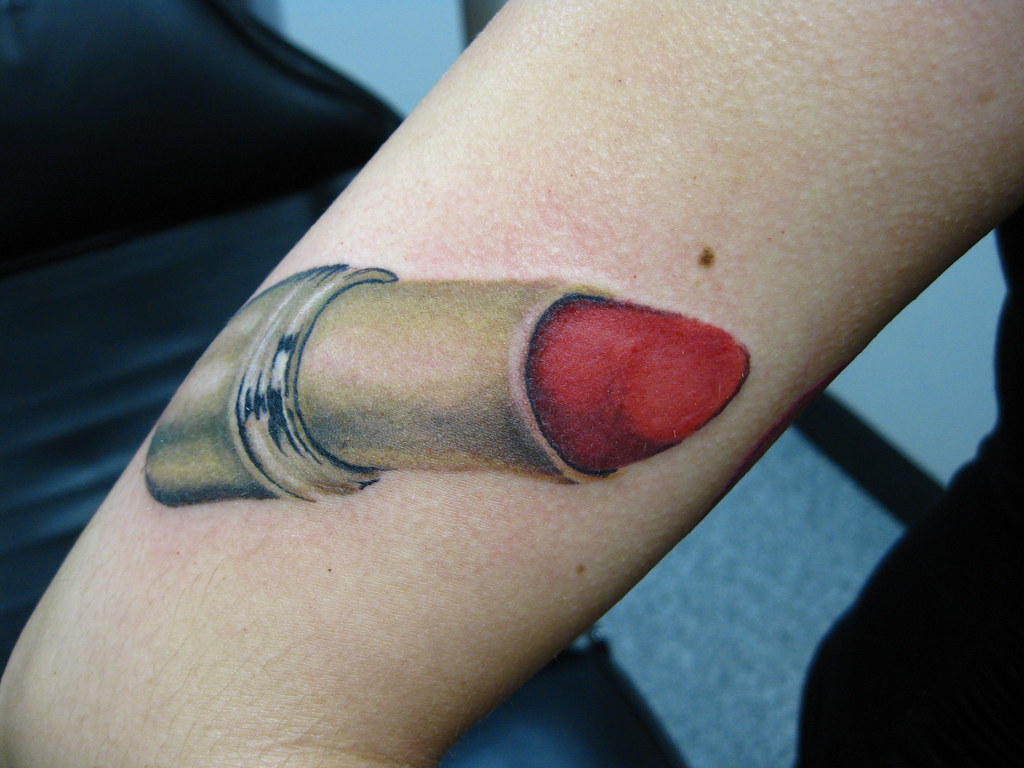 Lipstick Tattoo.