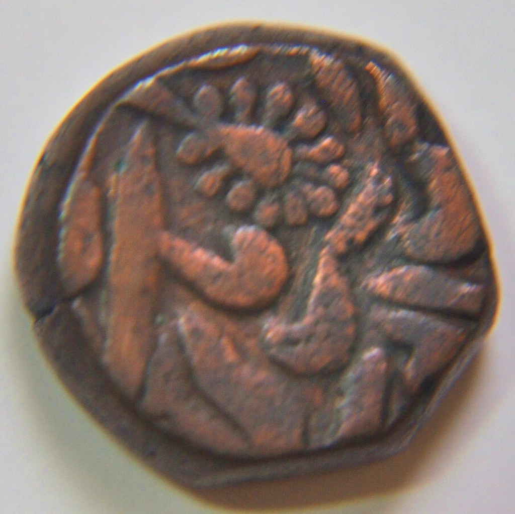 Old copper coin