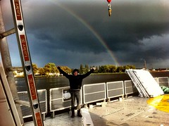 Rainbow over the Rainbow Warrior