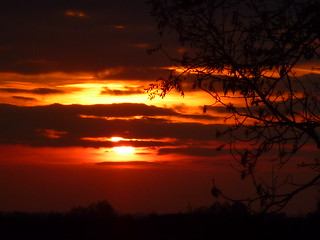 sunrise in oswestry shropshire