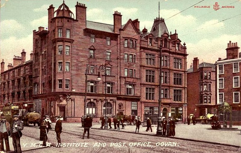 Glasgow City Archives - Gibson St, Hillhead, postmark 1906 Archive Ref:  P7696 #Archivesathome #Glasgowlifegoeson