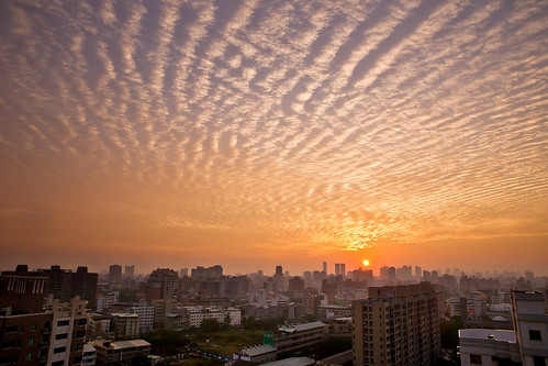 sunset clouds taiwan 日落 blackhole 台中市 taichungcity 黑洞 魚鱗雲 sonya850 sony2470za scalesclouds