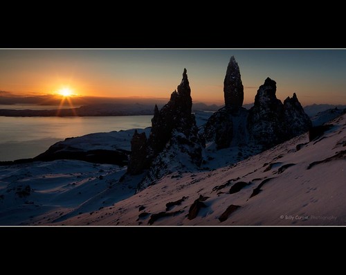 Dawn on the Old Man of Storr by Billy Currie