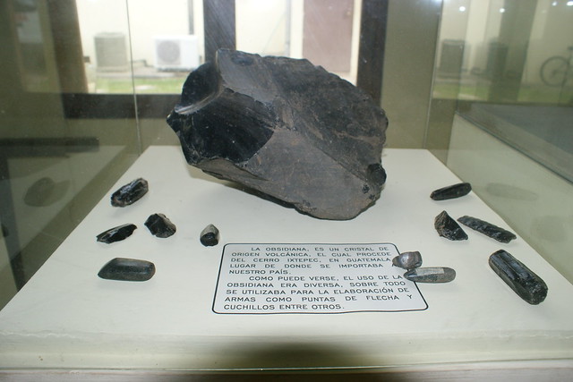 Obsidiana, Museo de Nahuilingo, Sonsonate