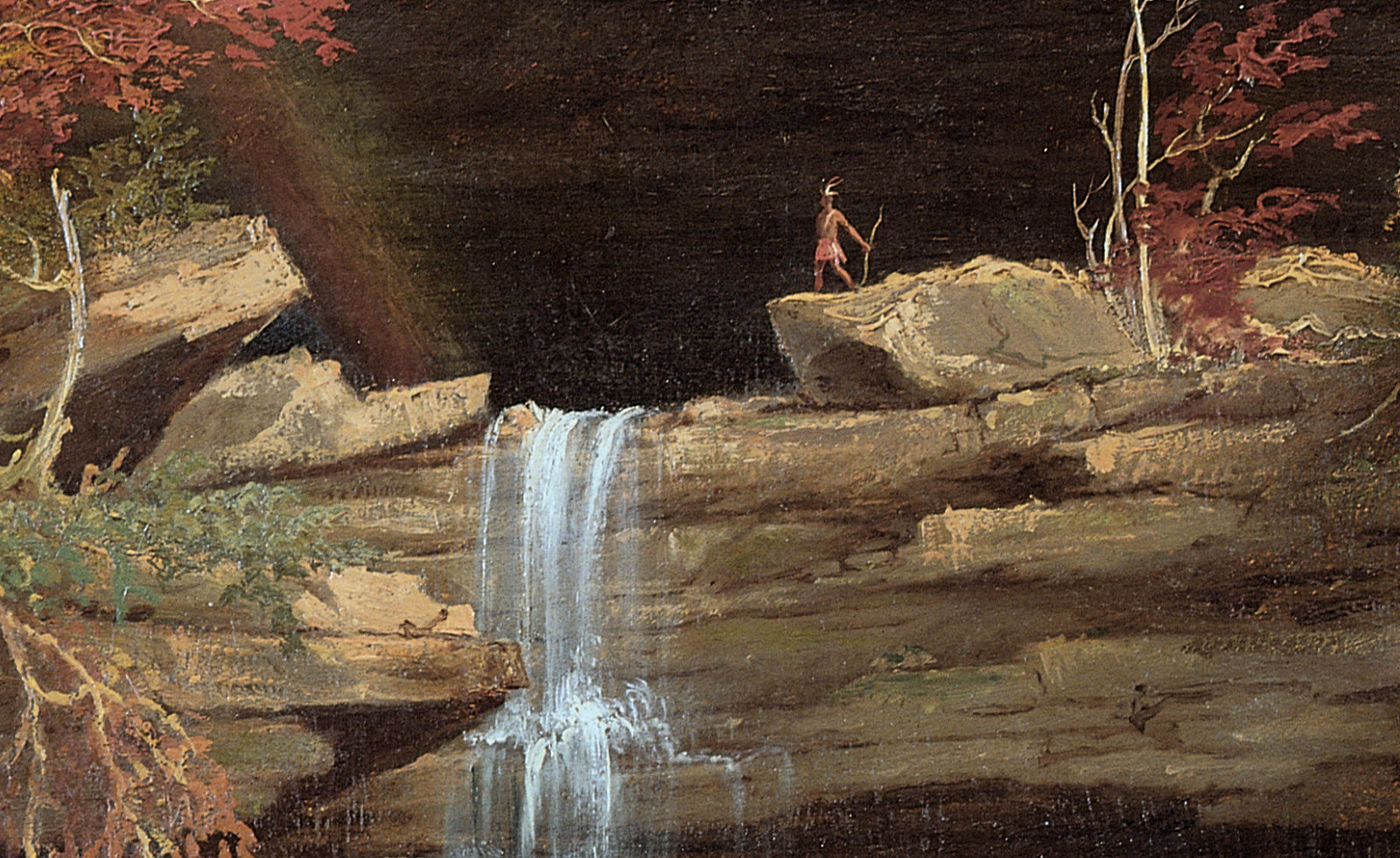 Detail) Thomas Cole 'Falls of the Kaaterskill' 1826, oil … | Flickr