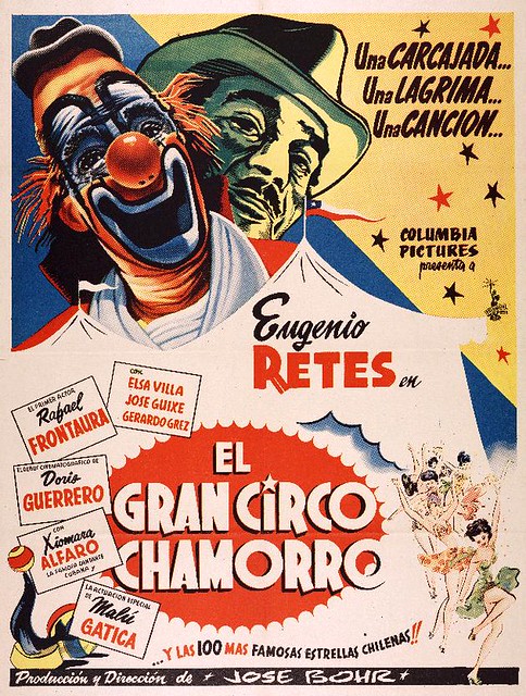 afiche del Gran Circo Chamorro