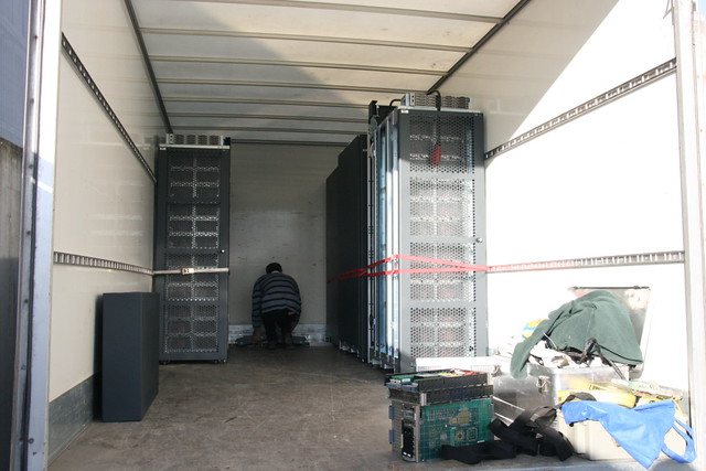 SGI Altix 4700 -- loading the truck