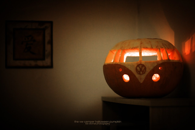 The VW Camper Halloween Pumpkin