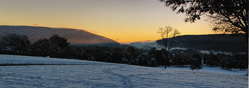 panorama snow west fall landscape virginia wv