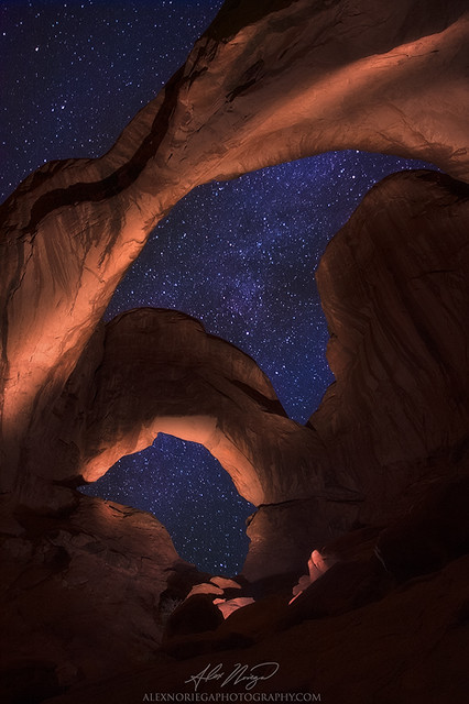 Milky Way Over Arches