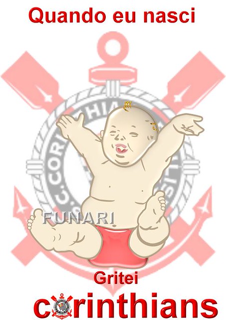 desenho bebe escudo corinthians nascimento