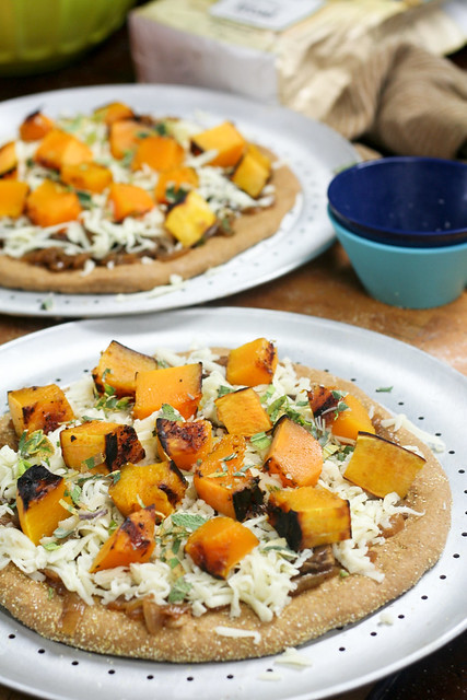 Grilled Butternut Squash and Caramelized Onions Pizza-21