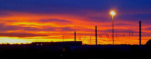 sunrise mossend railway railscape morning nightimages sky colour scotland