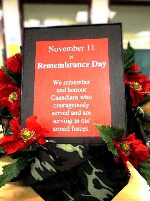 November 11 is Remembrance Day