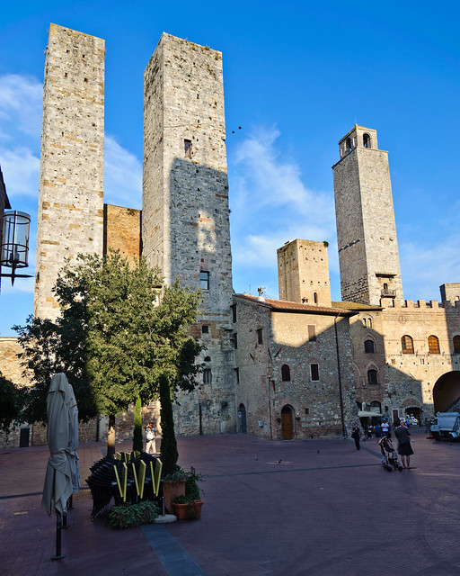 The towers of Piazza dell'Erbe