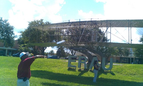 Wright Brothers Airplane replica at Embry Riddle