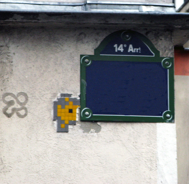 Space invader [Paris 14e]