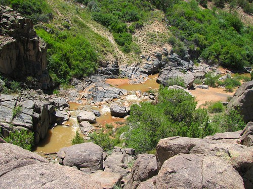 rural colorado stream canyon erosion highdesert granite geology potholes escalantecanyon escalantecreek