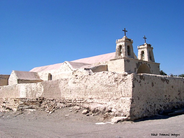 Inglesia San Francisco in the Village of Francisco de Chiu Chiu, Atacama Desert - El Loa Province, Antofagasta Region, Chile