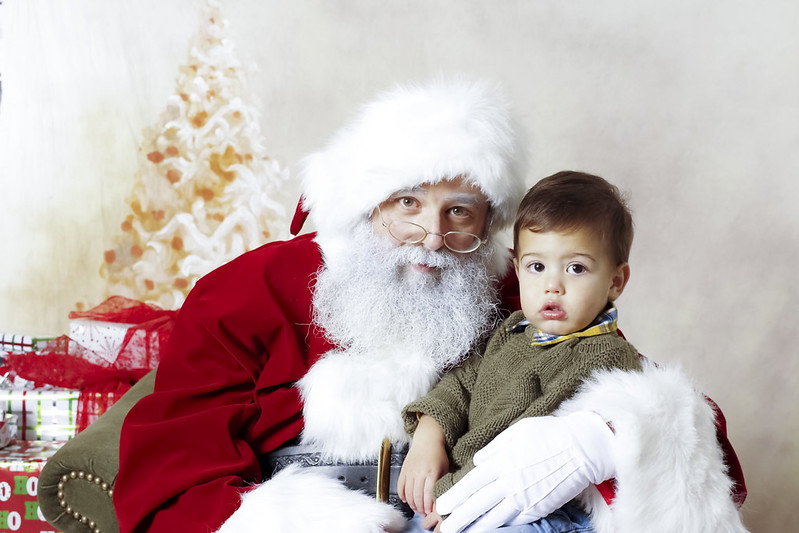 Santa and Baby Nev