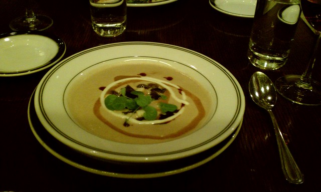 Pumpkin turnip soup at Red Rooster Harlem. As good as it looks.