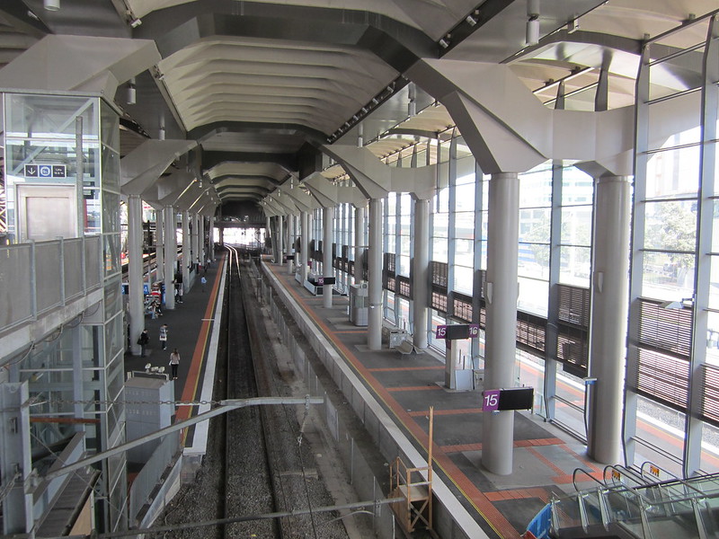 Regional Rail Link works at Southern Cross