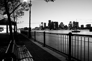 Piers Park Linear Black and White