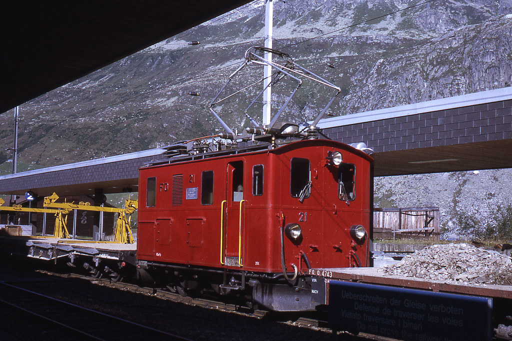 JHM-1968-0957 - FO - Chemin de fer Furka-Oberalp, Suisse (à crémaillère)