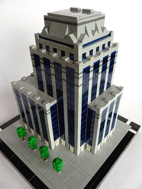 LEGO Micropolis MOC: Euroclear Operation Center 02, Brussels