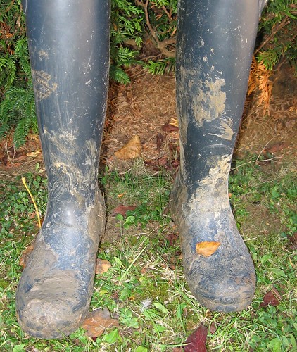 My muddy wellies | Céline | Flickr