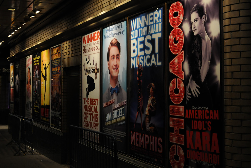 Broadway Posters Broadway Posters on Times Square Octobe… Flickr