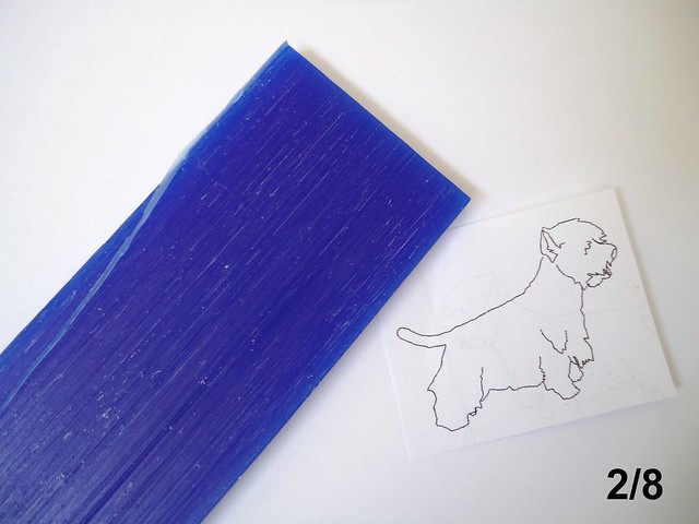 Westie terrier pendant (2/8) - lost wax