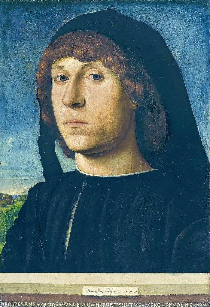Antonello da Messina - Portrait of a young Man [1478]