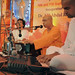 Swami Animeshananda sang the Closing Song after the final session of the Inter-faith Meet held at the Ramakrishna Mission, Delhi.