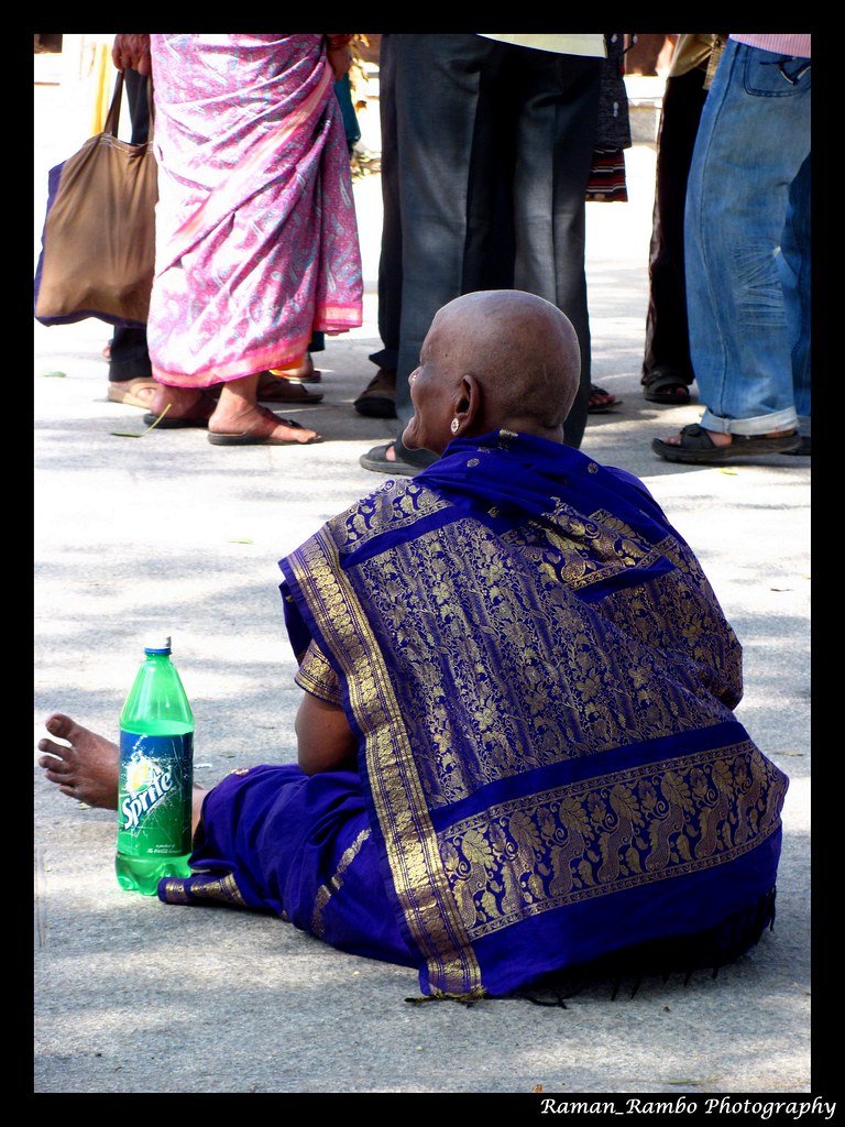 Visit to Tirupati Balaji .. Old Bald Lady at Govindaraja S… | Flickr