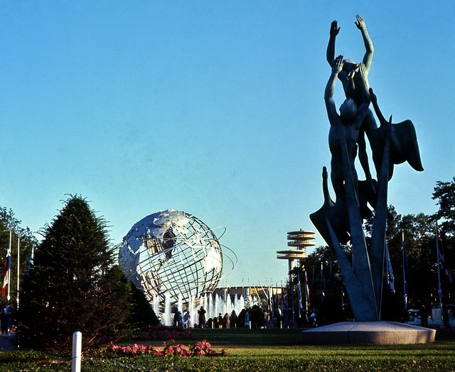 1964 Worlds Fair- Astronauts Plaza with Freedom of The Human Spirit